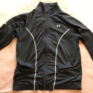 Under Armour Black Lightweight zip up size Small